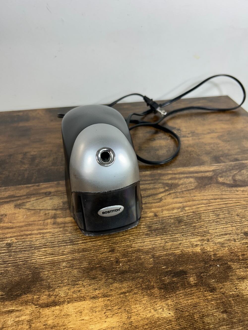 Bostitch EPS8HD Electric Plug-In Pencil Sharpener, Black/Silver